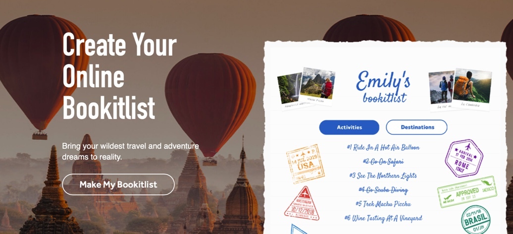 MAKE YOUR BOOKITLIST ONLINE