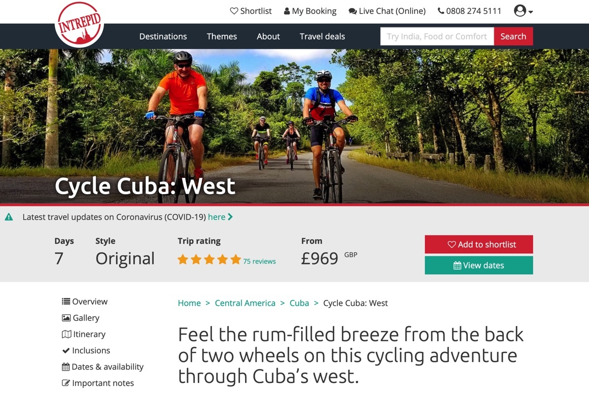 7 day rum filled bike ride!