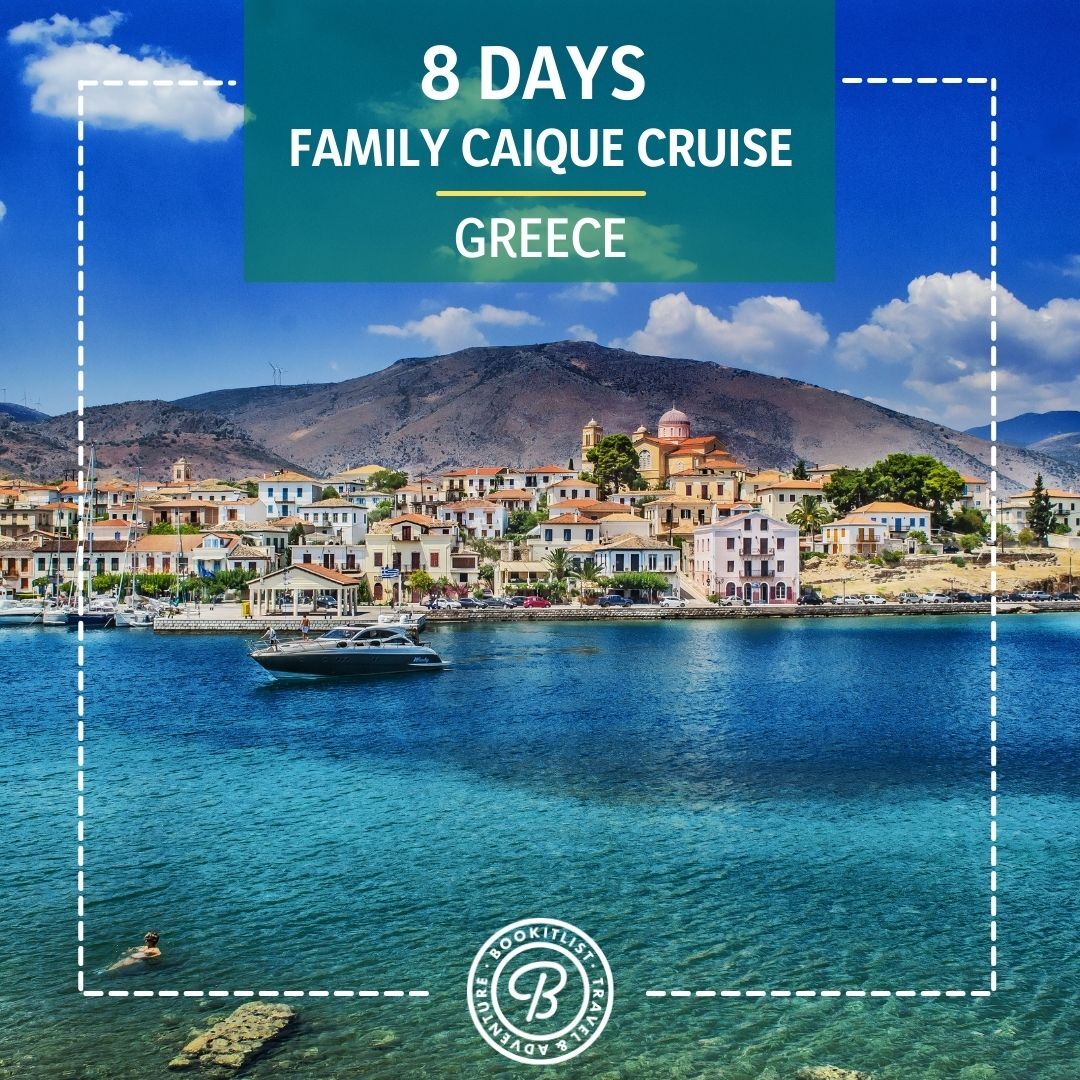 8 Days Family Greek Coast Caique Cruise