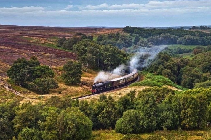 Take A Steam Train To Whitby Bay