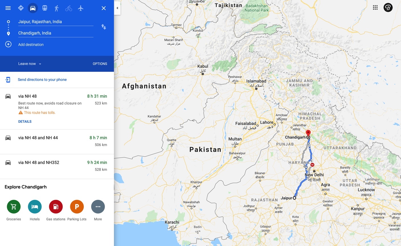 My undesired journey North