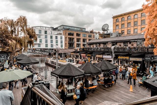 Eat Street food in Camden Market