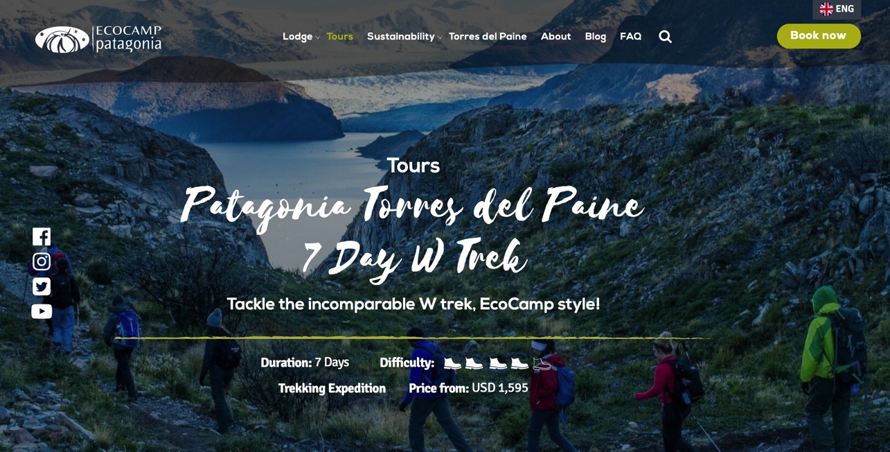 W Trek In Torres del Paine National Park