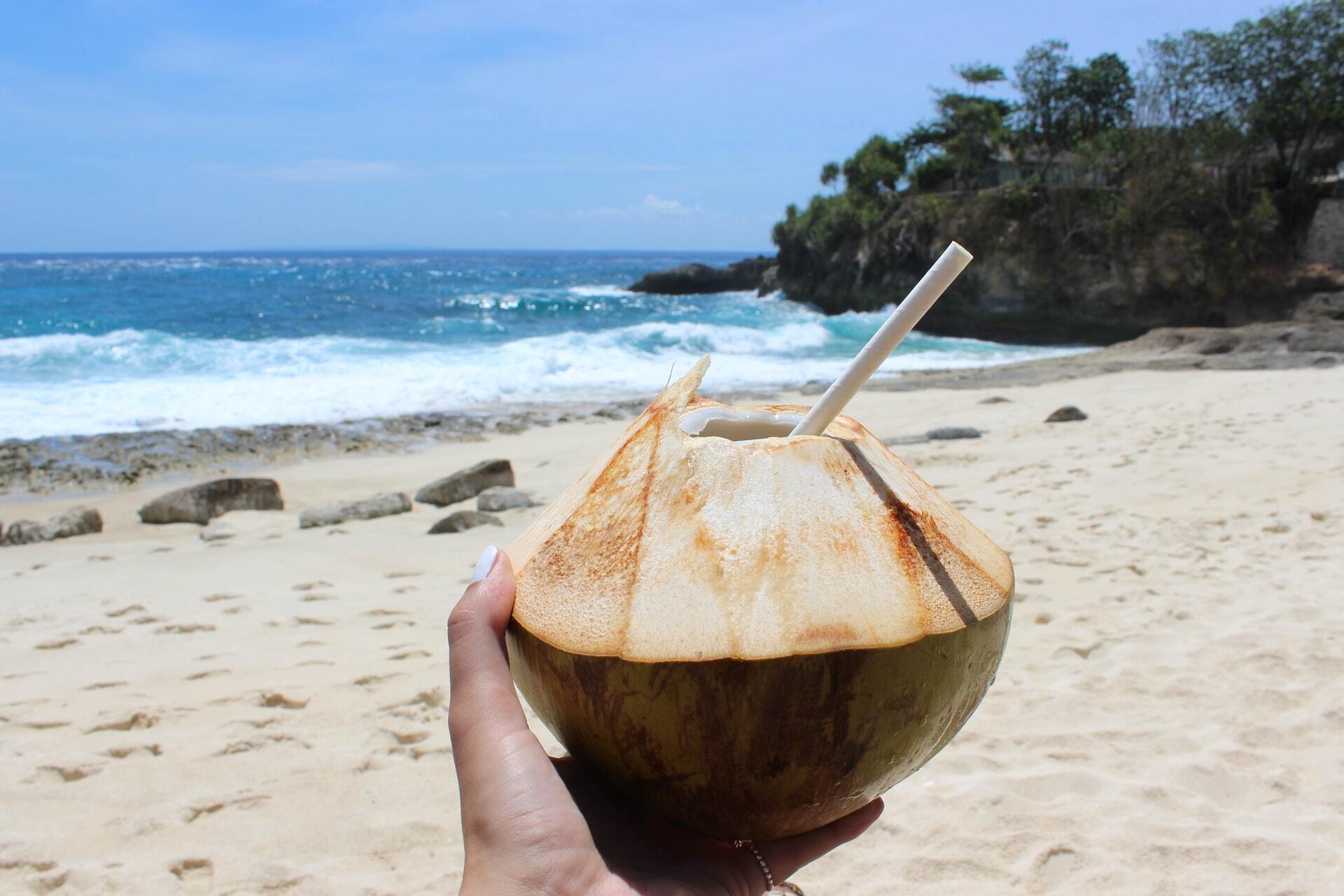 Drink Coconuts On a Beach