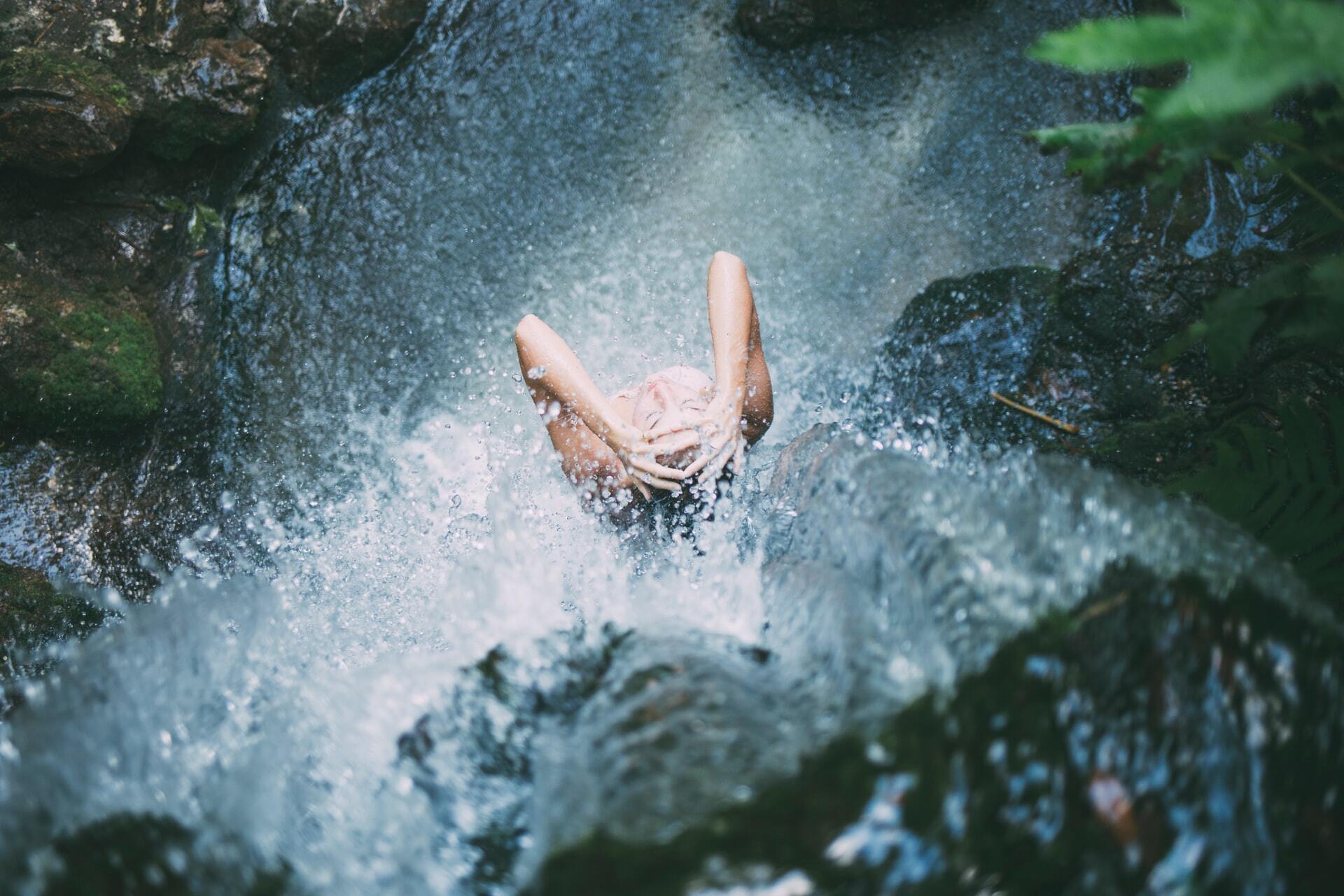 Get Splashed by a Waterfall