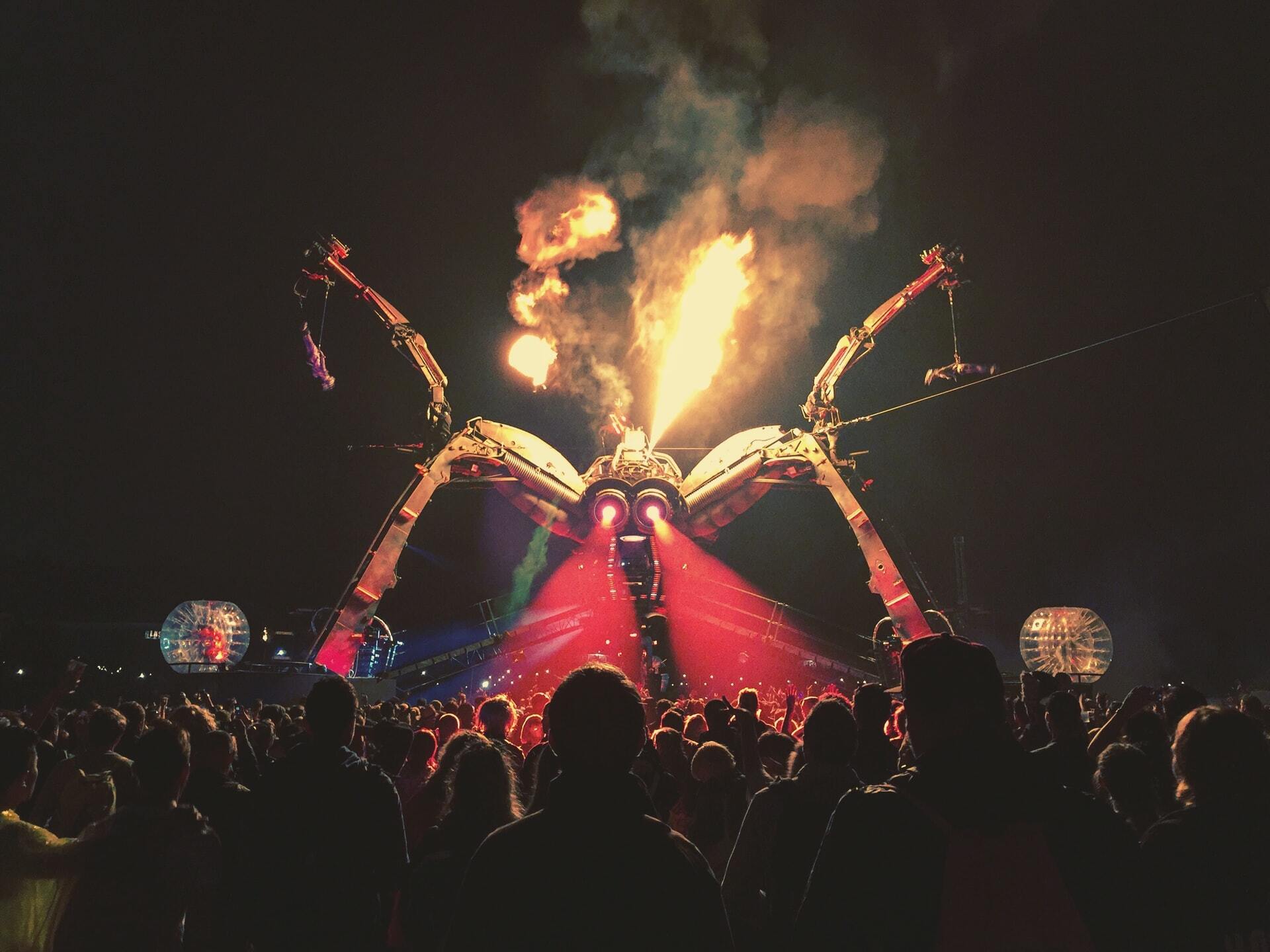 Metamorphosis show at Glastonbury