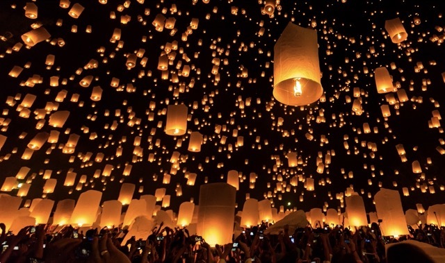 Attend Yee Peng Lantern Festival