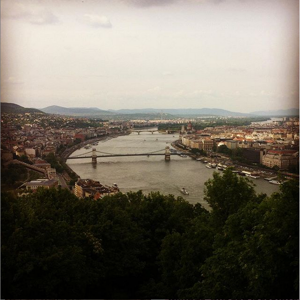 The view from Gellert hill