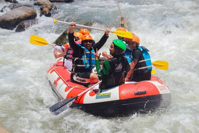 Go white water rafting