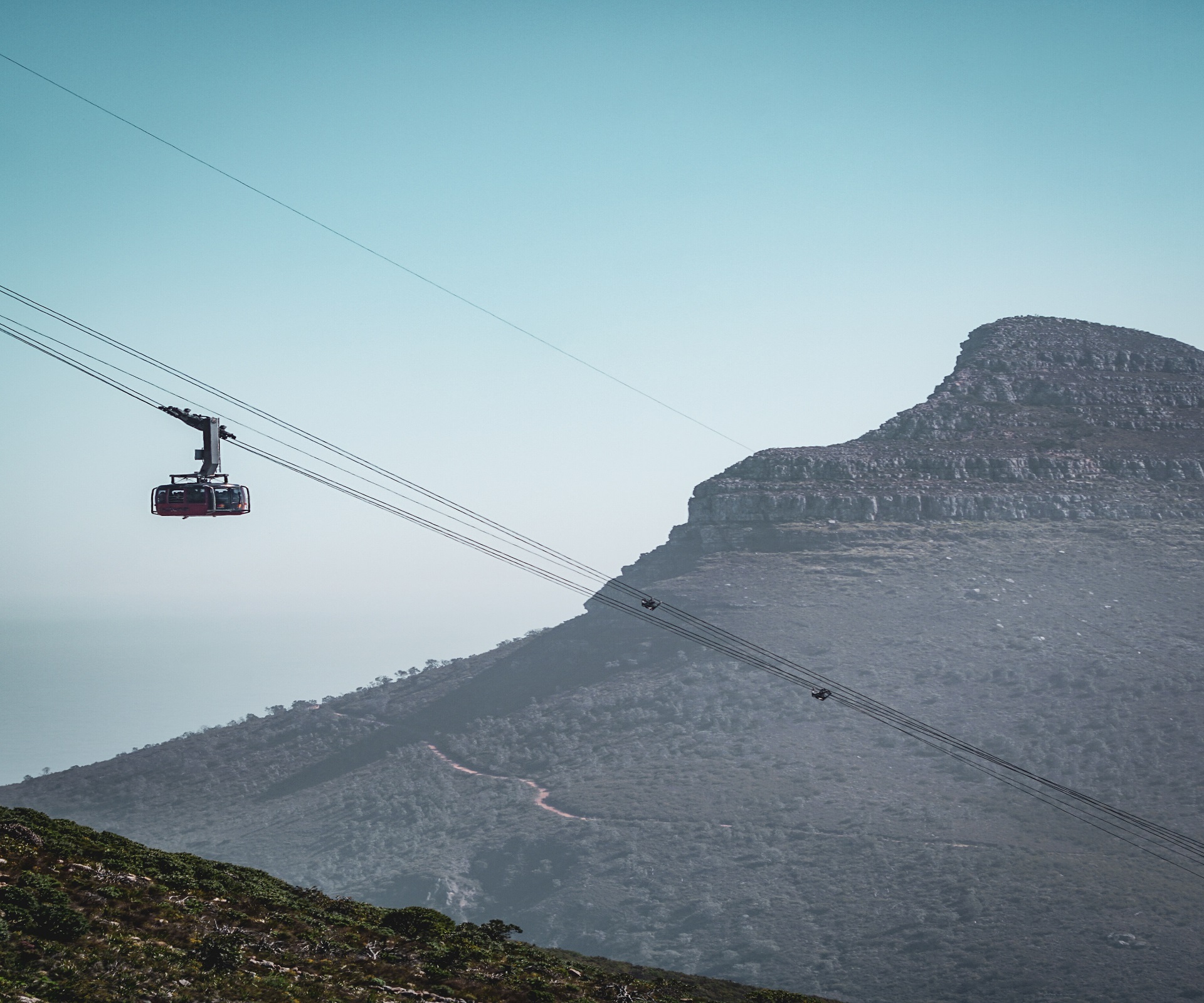 Take a cable car ride to the top of Table Mountain