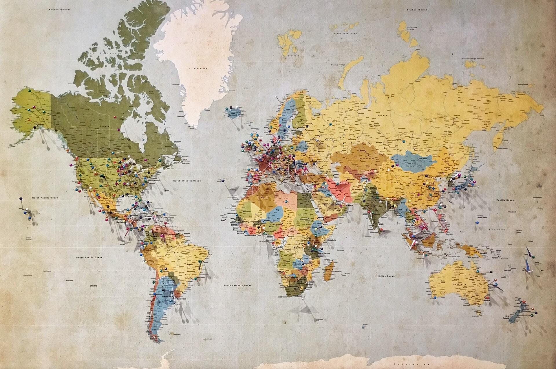 Around The World Scratch Map