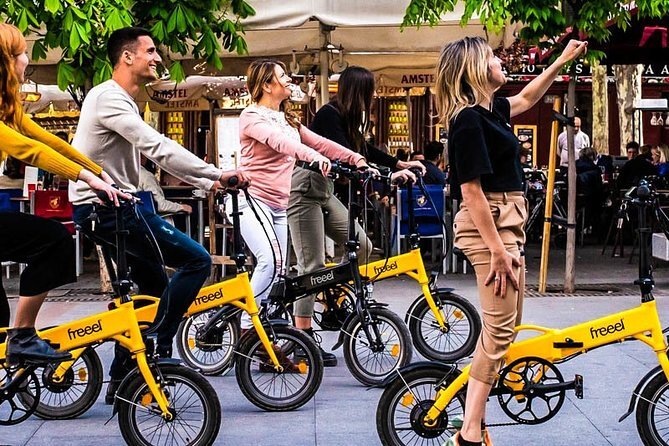 Tour a city by bicycle