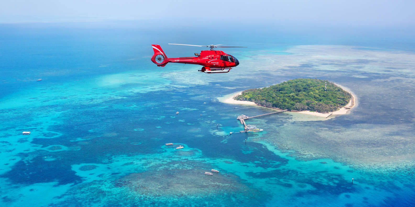 By Helicopter