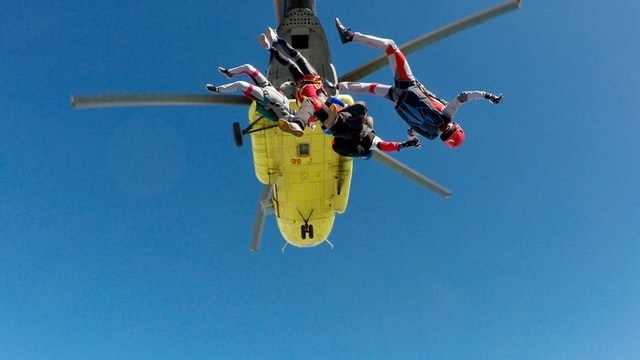 Day 3 - Helicopter Skydive - Night Sledding With Fondue