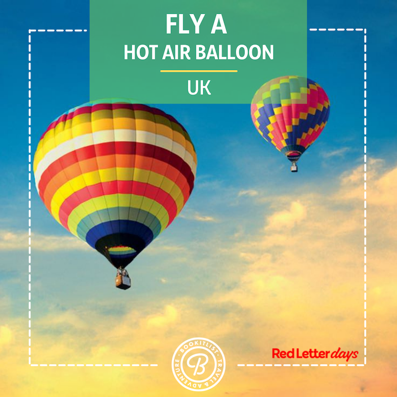UK Hot Air Balloon Ride With Red Letter Days