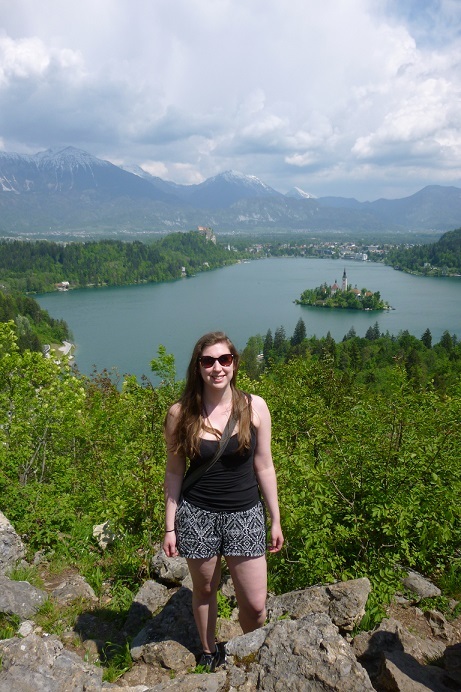 At the top of Ojstrica