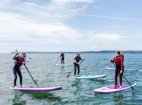 Day 5 - Paddleboard lesson in Pokerris Beach