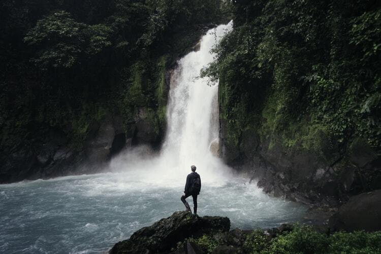 After Hiking Towards The Roaring Falls