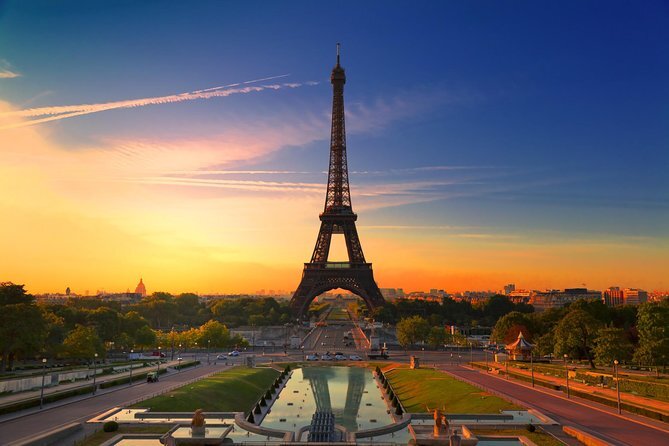 Watch the sunset from the Eiffel Tower