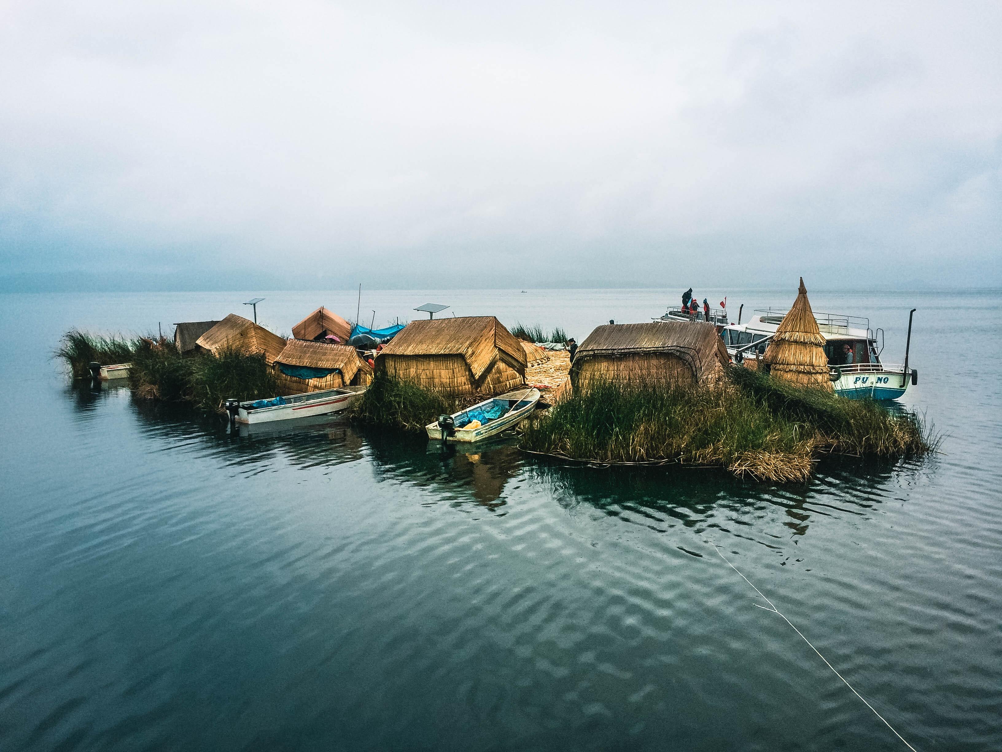 Visit Lake Titicaca’s floating reed islands