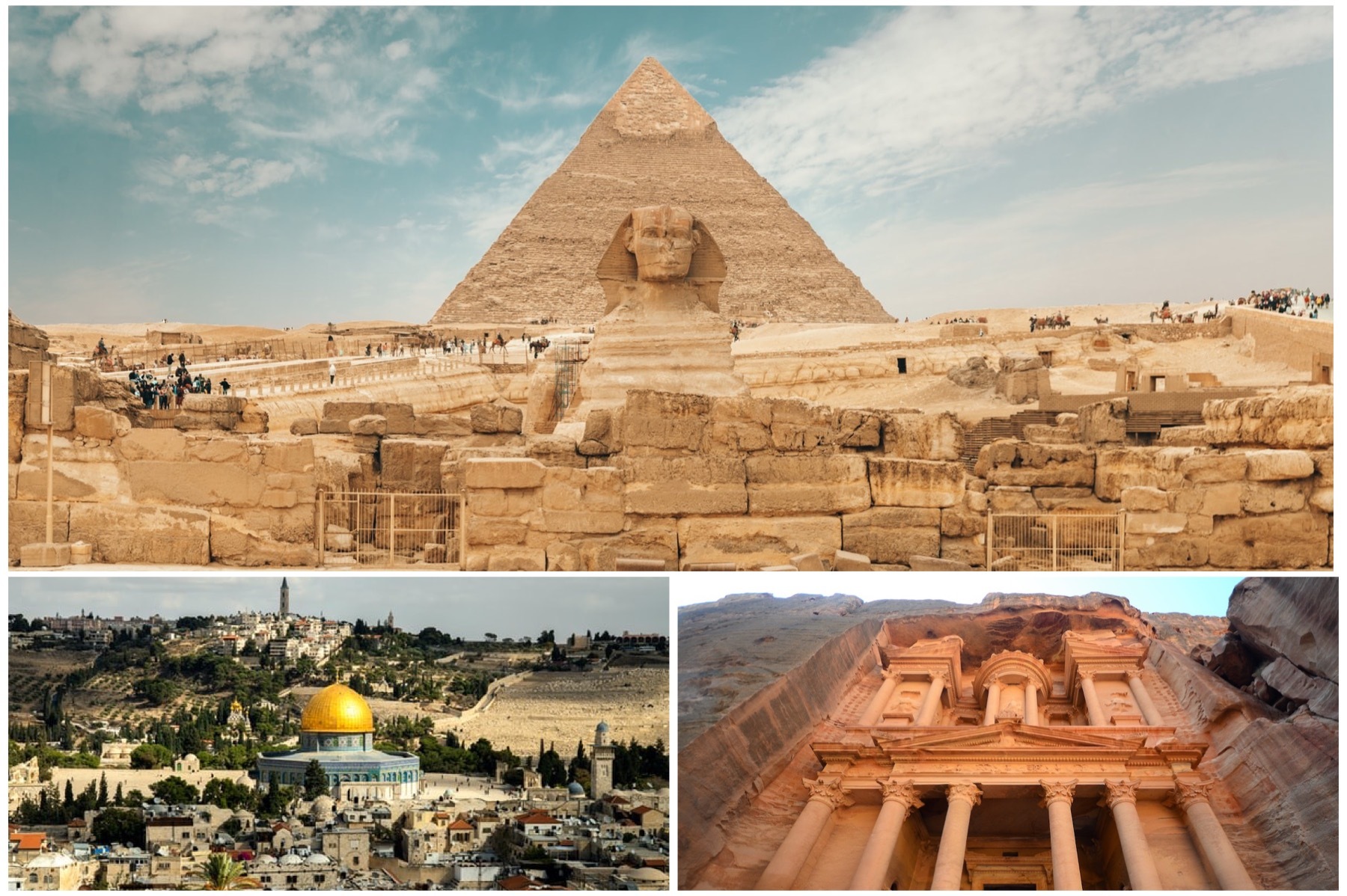 3 Day tour from Amman, taking you to Petra, Wadi Rum and the Dead Sea