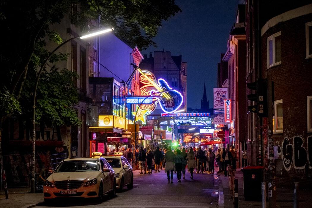 The Reeperbahn, Hamburg
